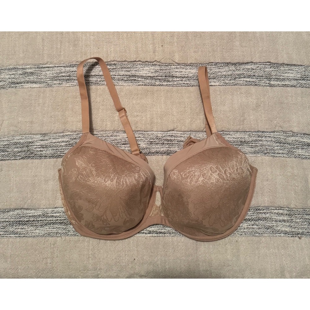 Soma Lightest Lift Perfect Coverage Lace Underwire Bra Nude Tan 38D